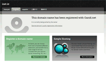 Tablet Screenshot of isat.ie