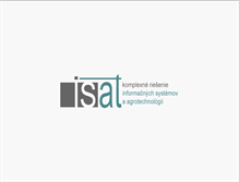 Tablet Screenshot of isat.sk